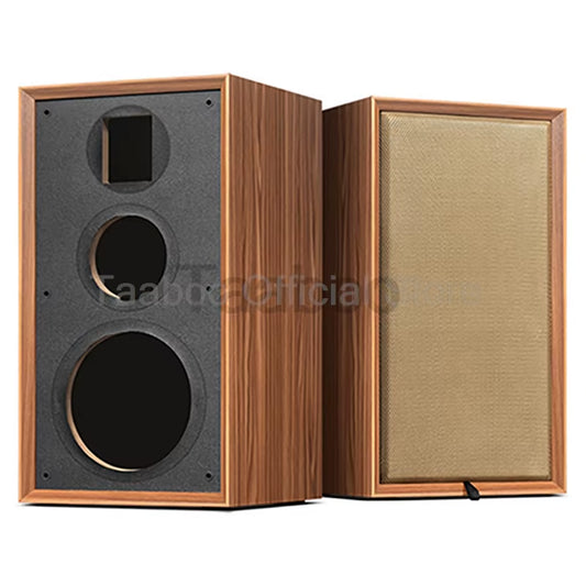 8-Inch Three-Way Labyrinth Bookshelf Speaker Enclosure for DIY Hi-Fi Audio - Handmade Wooden Passive Speaker Box