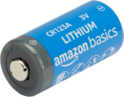 6-Pack CR123A Non-Rechargeable Lithium Batteries, 3V, Up to 10-Year Shelf Life
