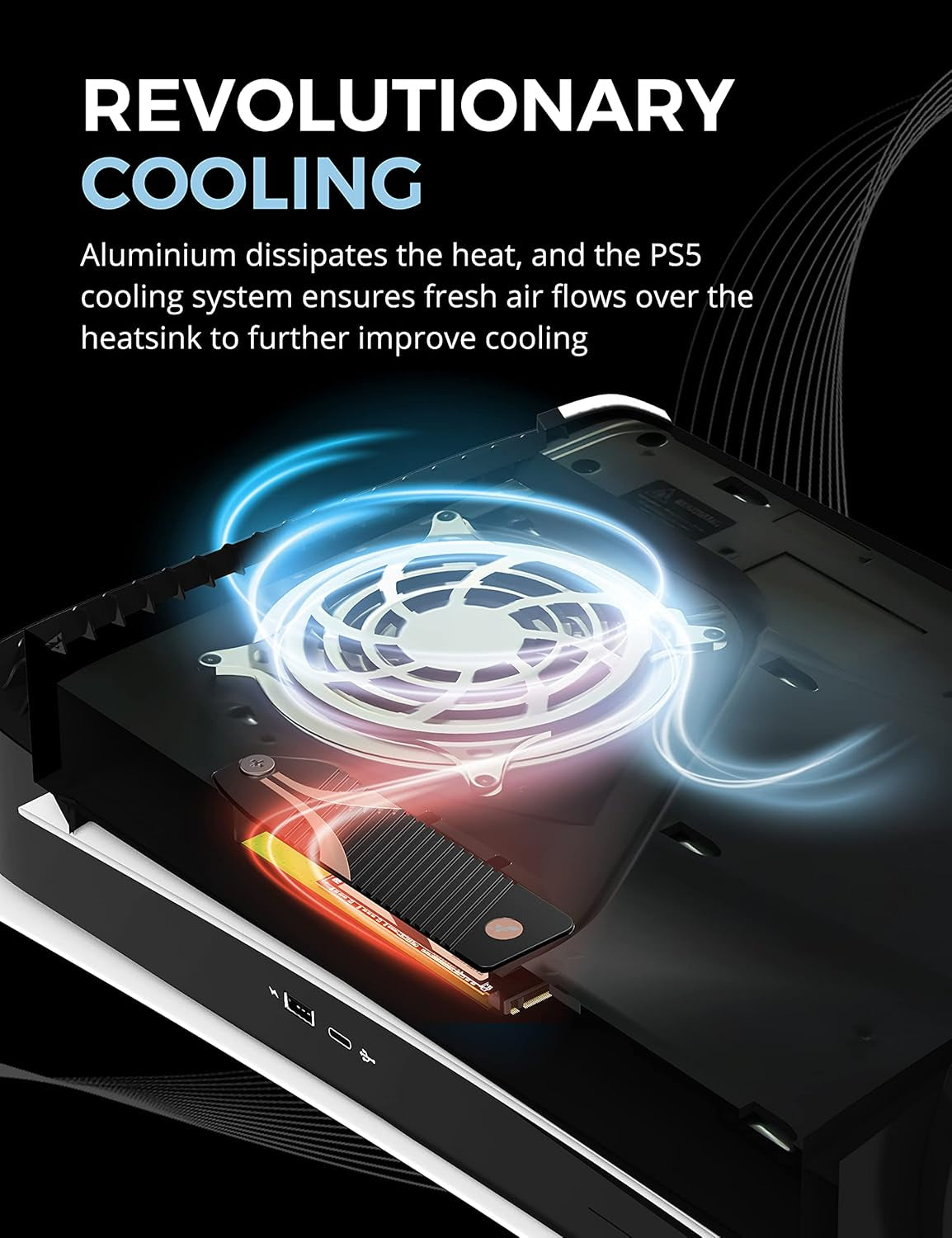 2TB Rocket 4 Plus NVMe 4.0 Gen4 PCIe M.2 Internal High-Performance SSD with M.2 NVMe Heatsink Combo (SB-RKT4P-PSHS-2TB)