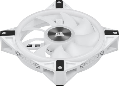 Corsair QL Series iCUE QL120 RGB 120mm PWM White LED Fan - Single Unit