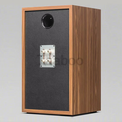 8-Inch Three-Way Labyrinth Bookshelf Speaker Enclosure for DIY Hi-Fi Audio - Handmade Wooden Passive Speaker Box