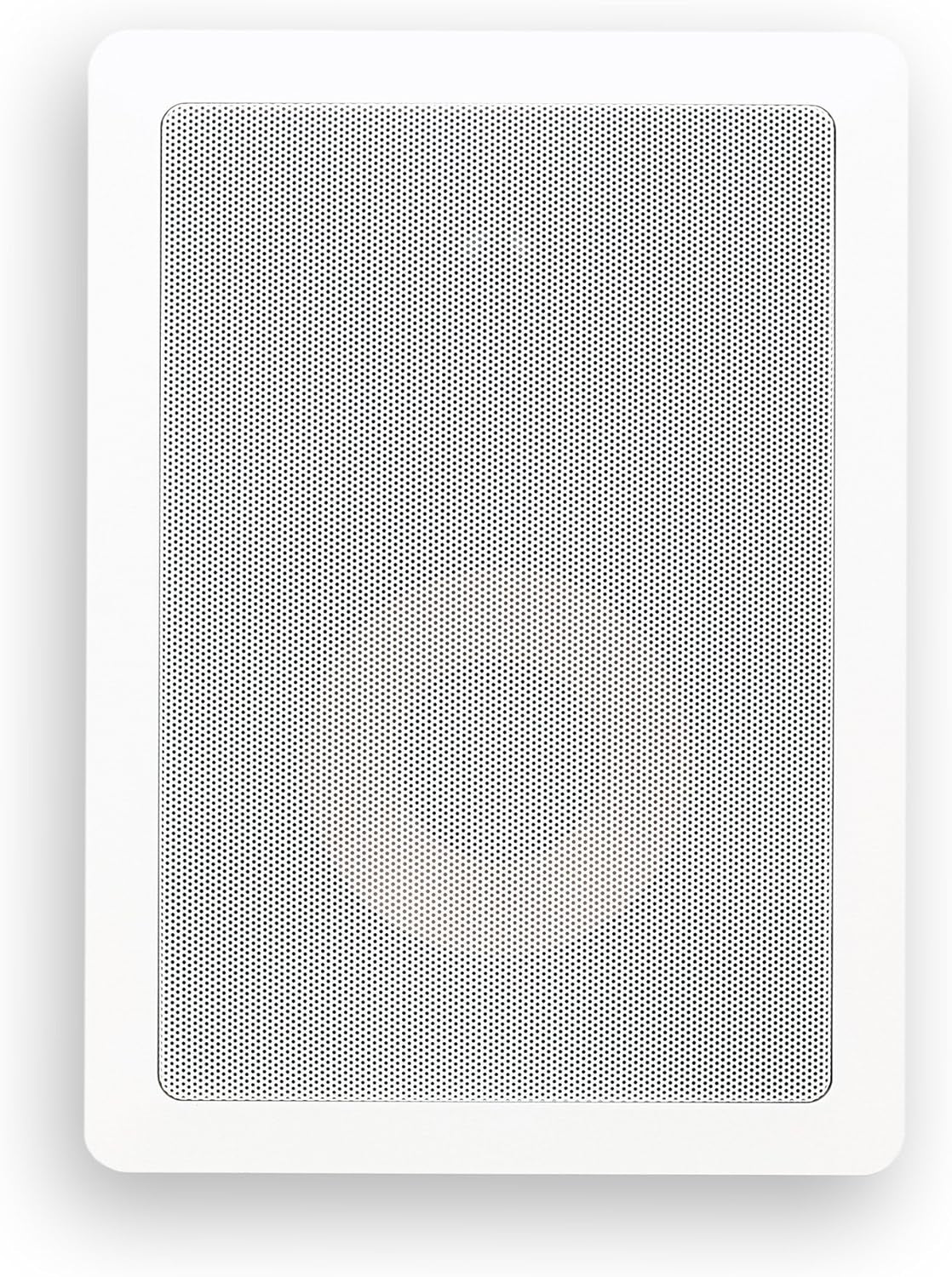 M-6S 6.5-Inch 2-Way In-Wall/Ceiling Speaker - Paintable White Finish, 7.3 x 10.7-Inch Cutout, Ideal for Home Theater and Whole House Audio, Suitable for Indoor or Covered Outdoor Use, Features 6.5" Woofer and 1" Aimable Silk Tweeter