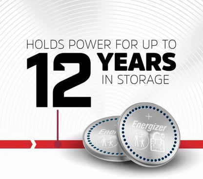 2032 Lithium Coin Batteries (6-Pack) - 3V CR2032, Compatible with Apple Airtag, Tile Pro, Key Fobs, Watches, and Remotes
