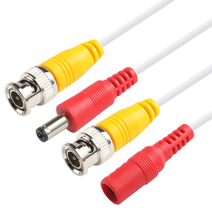30-Foot Pre-Made BNC Video Power Cable with Dual Connectors for CCTV Surveillance Systems