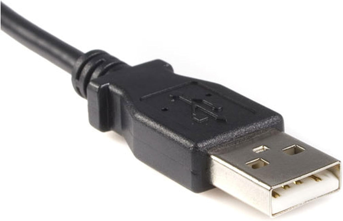 StarTech 10ft (3m) USB-A to Micro-B Cable - USB 2.0 - Black (UUSBHAUB10) | Data Transfer Speed up to 480Mbps, Aluminum-Mylar Foil with Braided Shielding, Durable PVC Construction