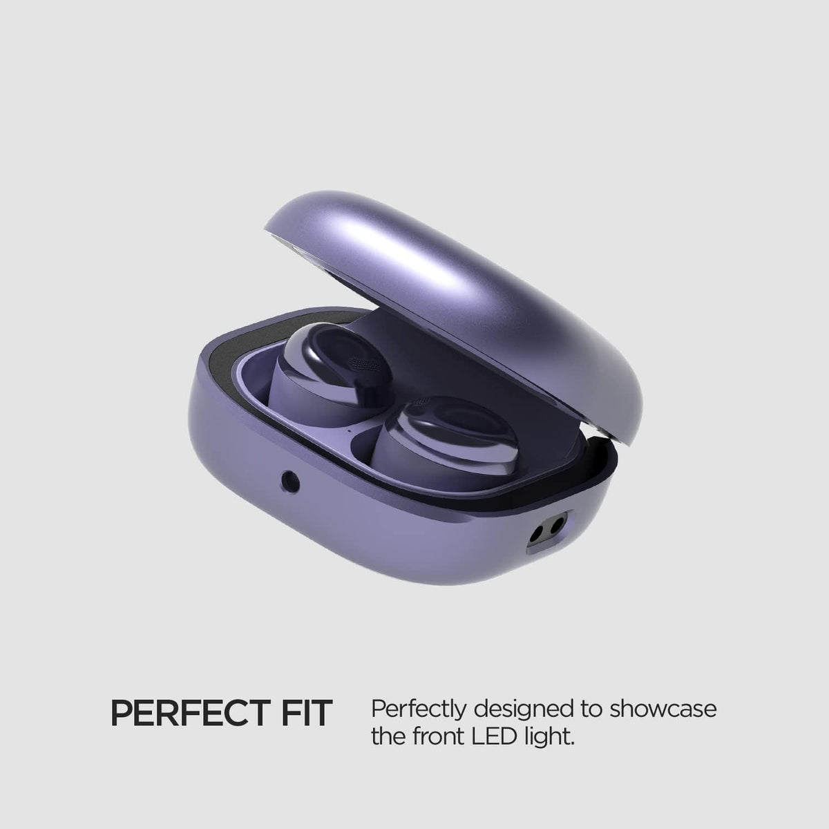 Contemporary Galaxy Buds Case (2020-2023) - Purple