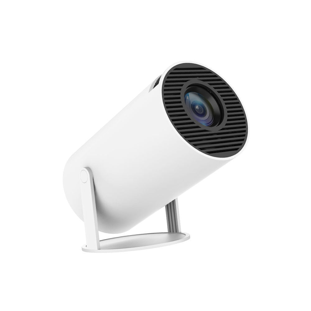 Portable Home Video Projector Featuring 180-Degree Projection Angle and Automatic Focus Adjustment