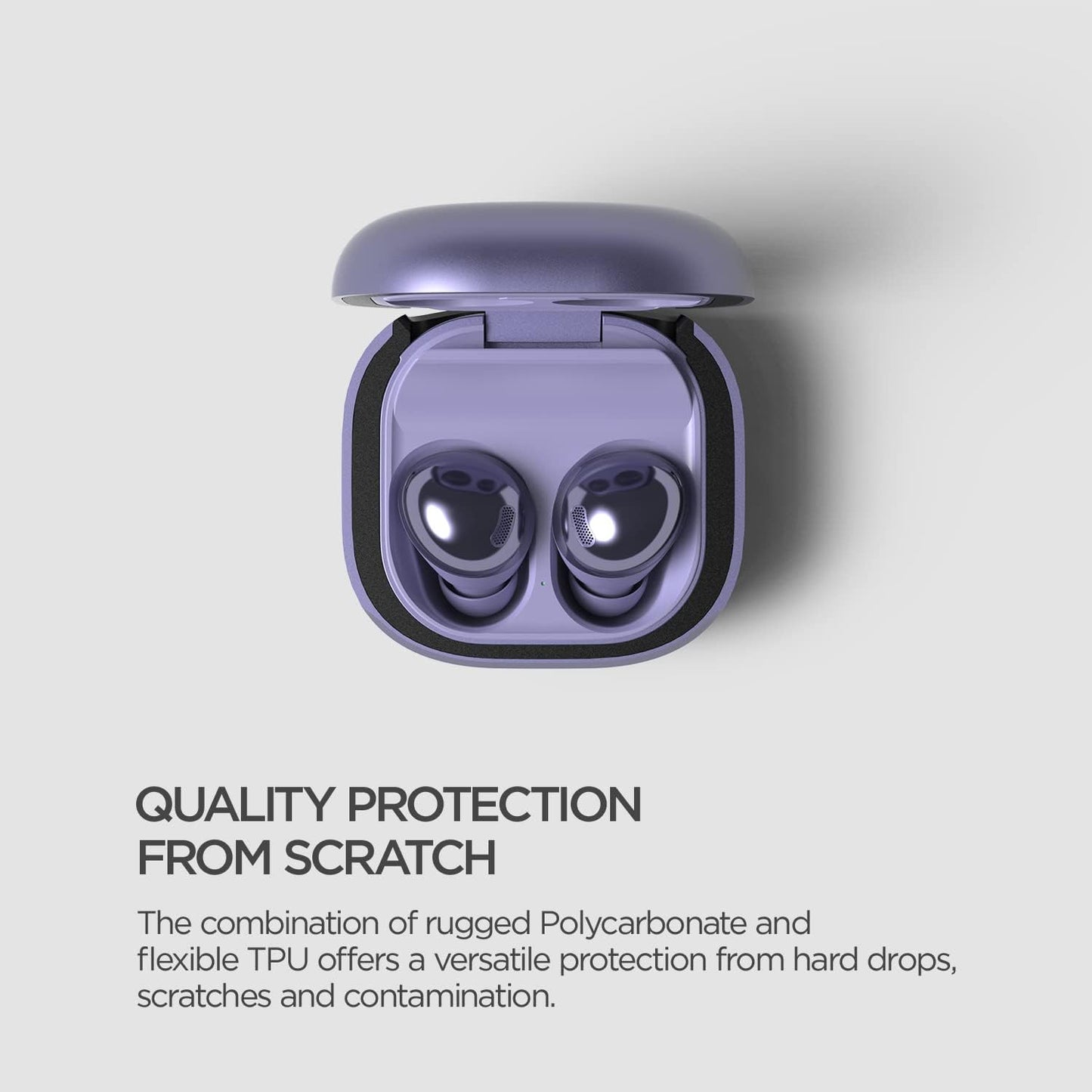 Contemporary Galaxy Buds Case (2020-2023) - Purple