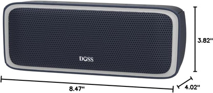 Soundbox Pro Bluetooth Speaker - 20W Stereo Sound with Active Extra Bass, 20 Hours Playtime, IPX6 Waterproof, Wireless Stereo Pairing, Multi-Color Lights, Ideal for Outdoor Activities and Home Use, Blue